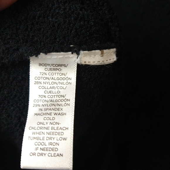 LOFT petites black cowl neck knitted short sleeve sweater. size SP - Picture 8 of 9